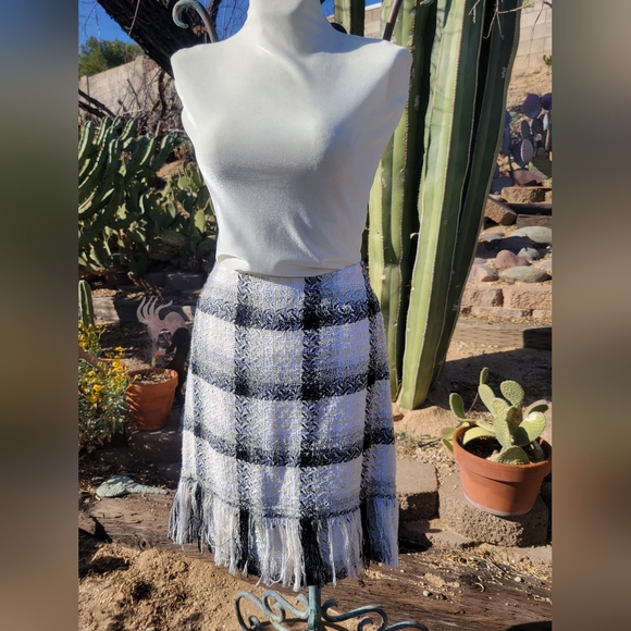 Carlisle Vintage Luxury Plaid Skirt